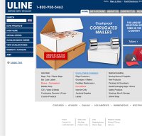 uline.com screenshot