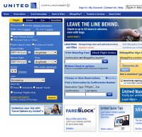 united.com screenshot