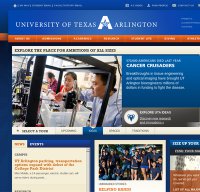 uta.edu screenshot