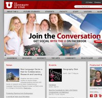 utah.edu screenshot