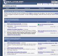 vbulletin.org screenshot