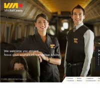 viarail.ca screenshot