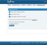 vip-file.com screenshot