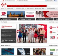 virgin.com screenshot