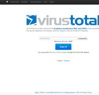 virustotal.com screenshot