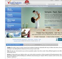 vitalchek.com screenshot