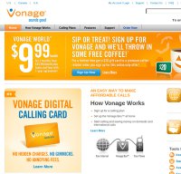 vonage.com screenshot