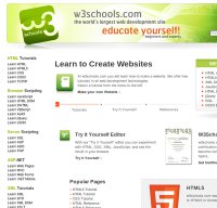 w3schools.com screenshot