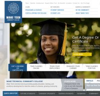 waketech.edu screenshot