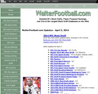 walterfootball.com screenshot