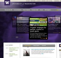 washington.edu screenshot