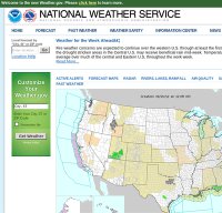 weather.gov screenshot