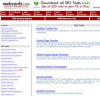 webconfs.com screenshot