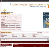 webdeveloper.com screenshot