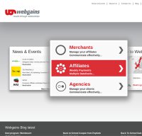 webgains.com screenshot