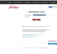 webmail.frontier.com screenshot