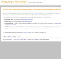 webofknowledge.com screenshot