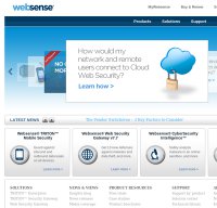 websense.com screenshot