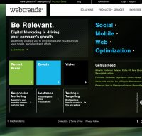 webtrends.com screenshot