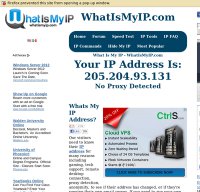 whatismyip.com screenshot