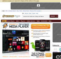 winamp.com screenshot