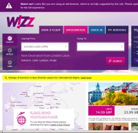 wizzair.com screenshot