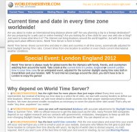 worldtimeserver.com screenshot