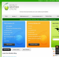 worldweatheronline.com screenshot