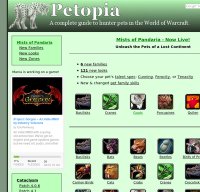 wow-petopia.com screenshot