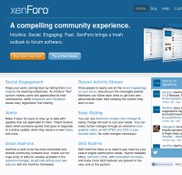 xenforo.com screenshot