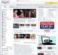 yahoo.co.in screenshot