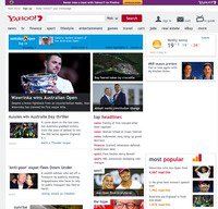 yahoo.com.au screenshot