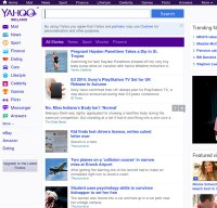 yahoo.ie screenshot