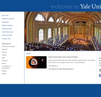 yale.edu screenshot