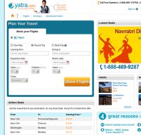 yatra.com screenshot