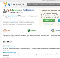 yiiframework.com screenshot