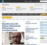 yle.fi screenshot