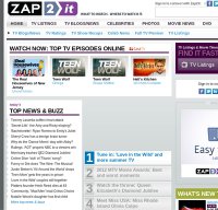 zap2it.com screenshot