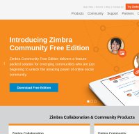 zimbra.com screenshot