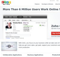 zoho.com screenshot